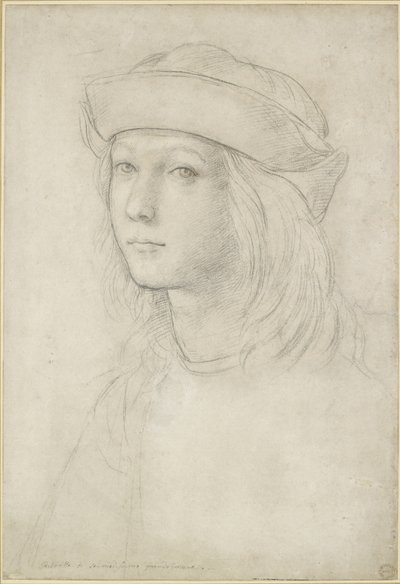 Portrait of an Unknown Youth, Possibly a Self-Portrait by Raffaello Sanzio Raphael